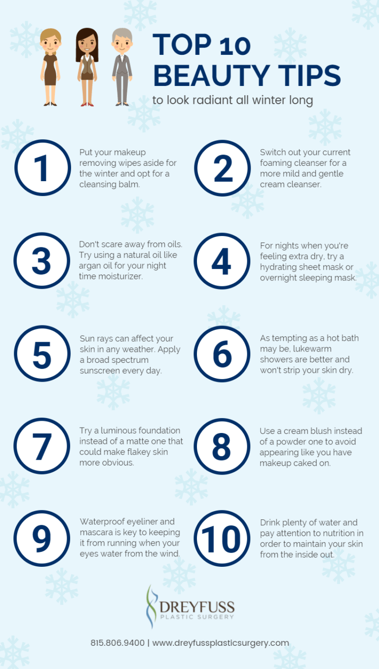 Top 10 Beauty Tips to Look Radiant All Winter Long Dreyfuss