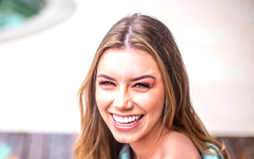 woman with wrinkles around eyes